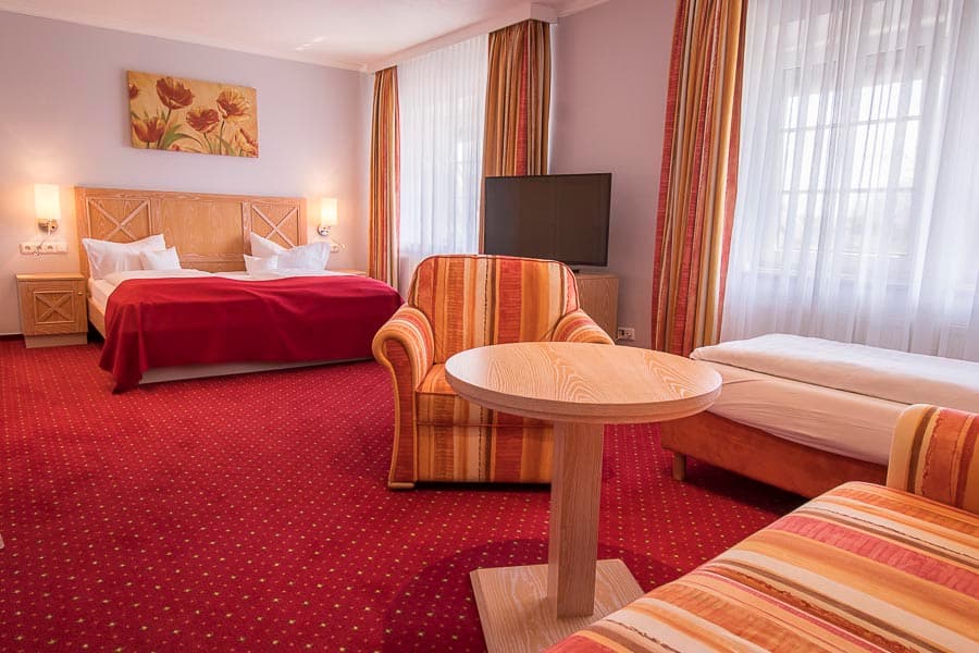 Juniorsuite (Zimmerbeispiel) im Hotel Acht Linden in Egestorf
