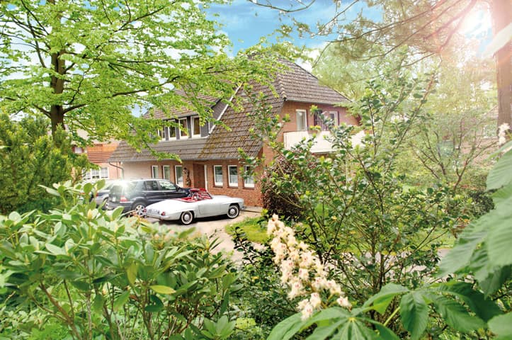 Außenansicht des Landhaus Calluna in Undeloh