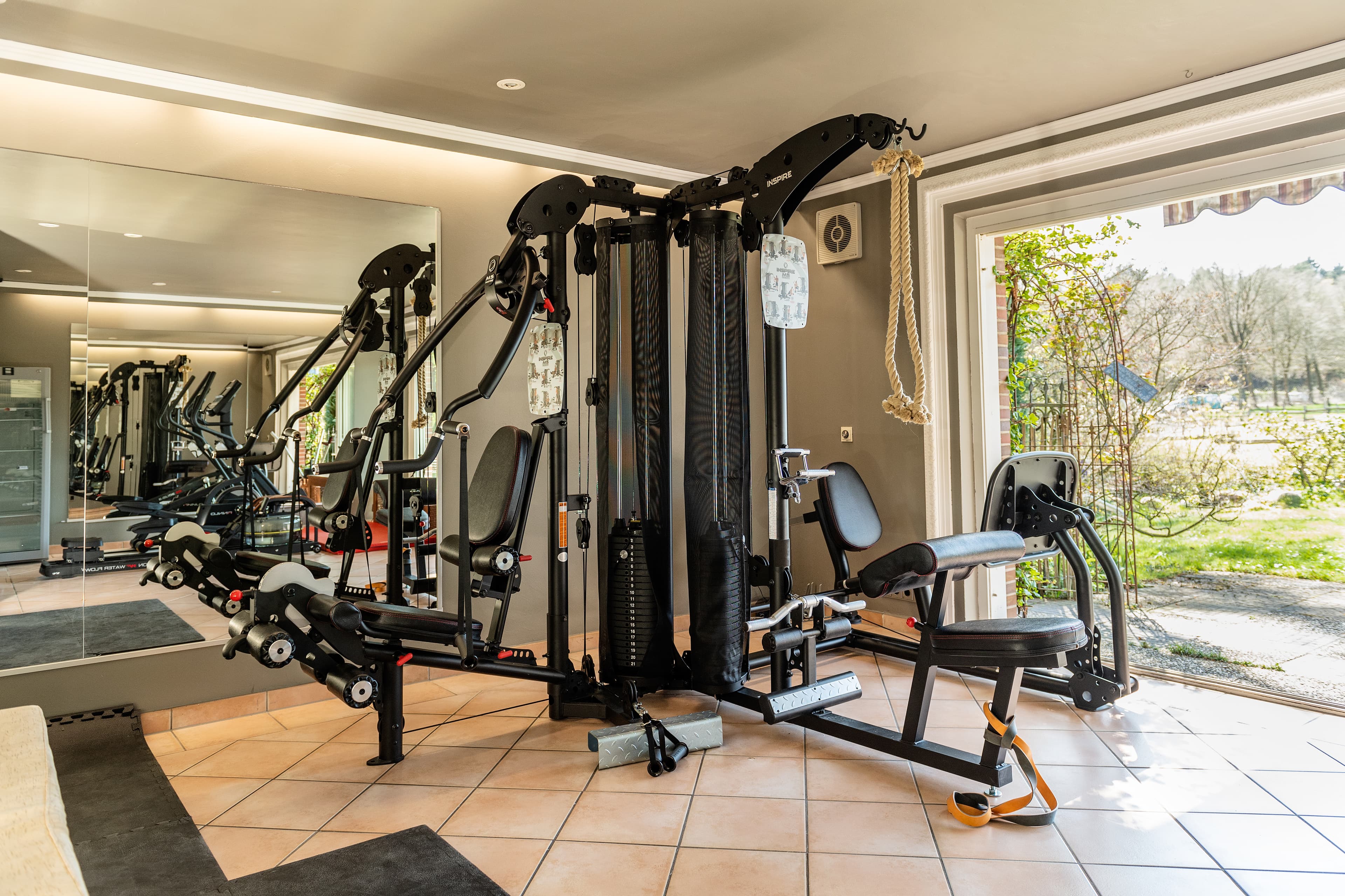 Fitnessstudio in dem Landhaus Calluna in Undeloh