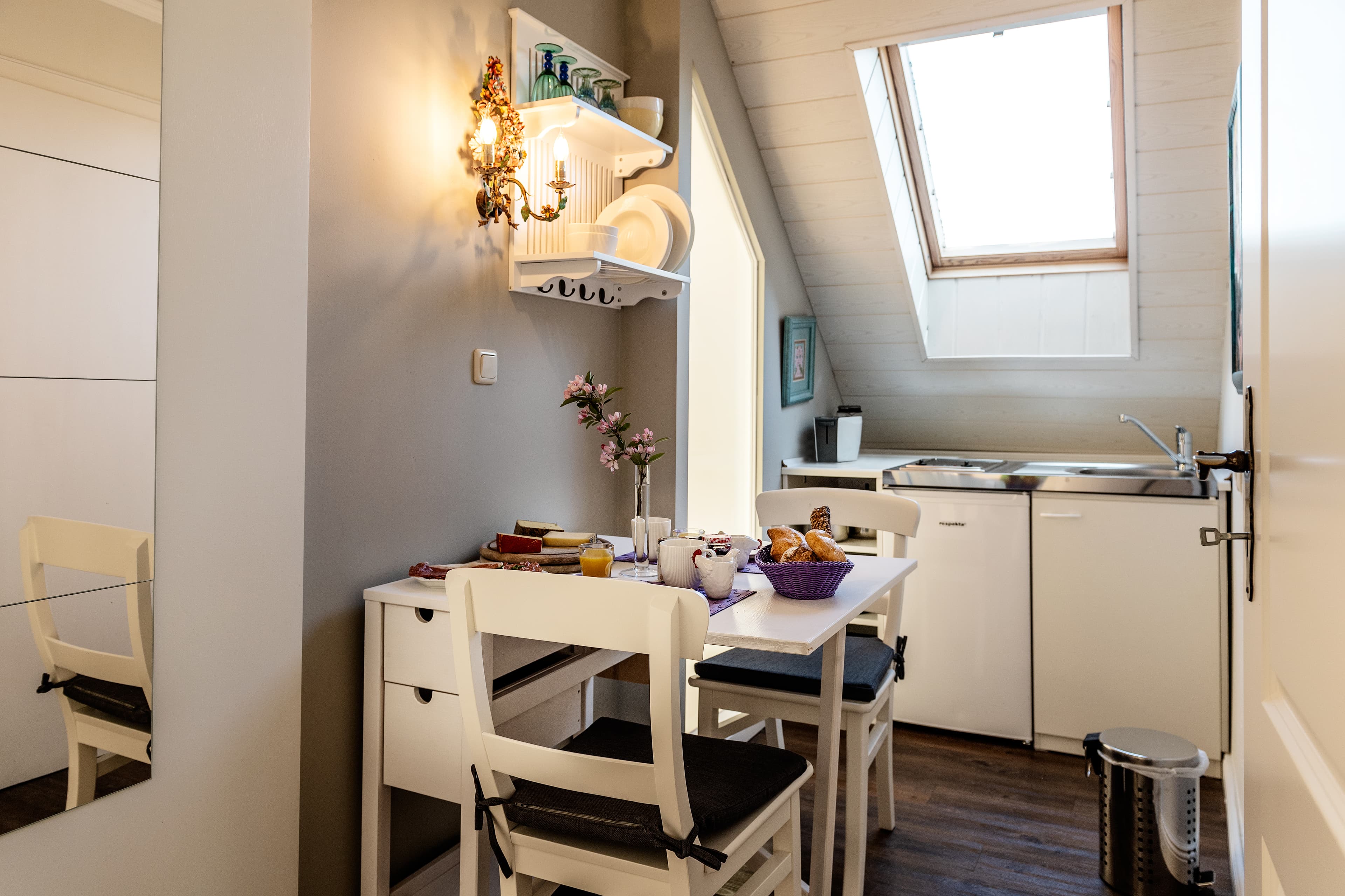 Küche in dem Landhaus Calluna in Undeloh