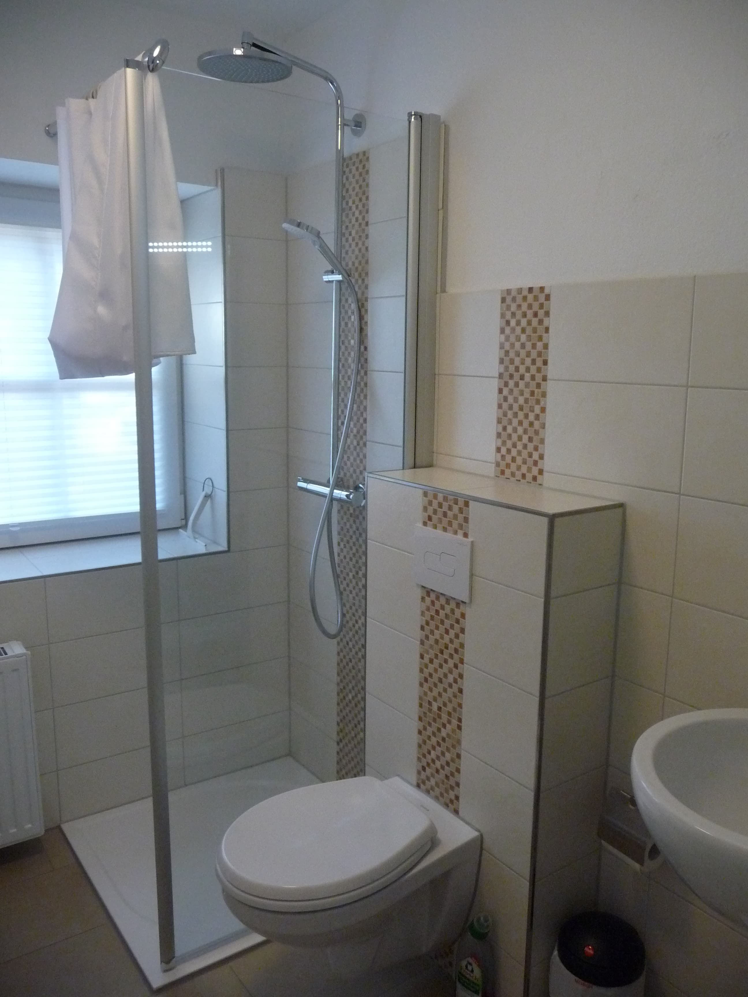 Badezimmer in der Ferienwohnung 4 auf dem Schröderhof Unterlüß