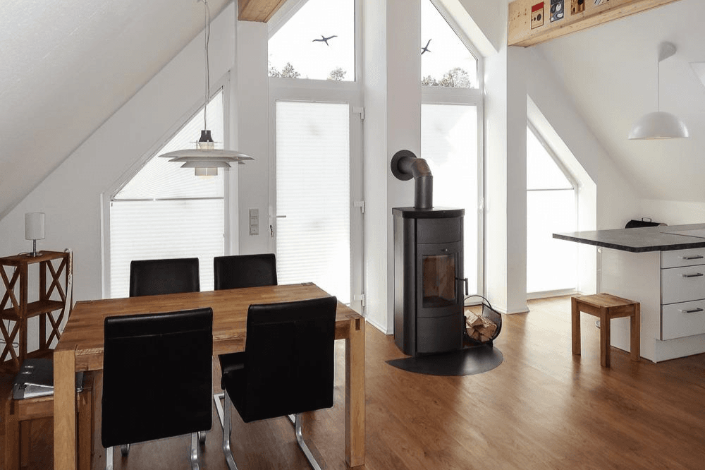 Sitzecke in der Ferienwohnung 5 auf dem Schröderhof Unterlüß