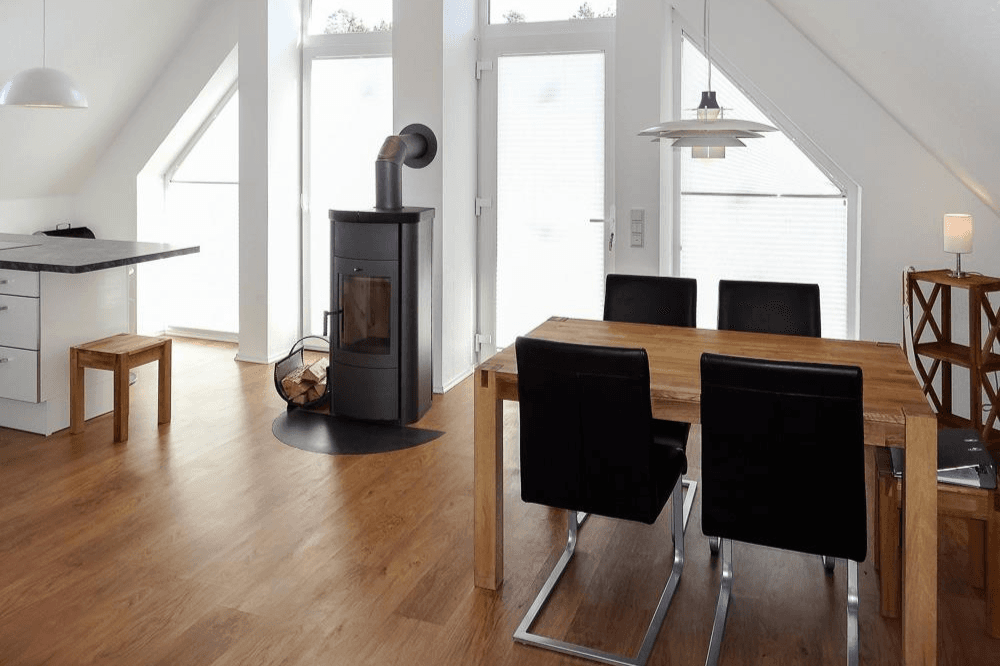 Wohnzimmer in der Ferienwohnung 6 auf dem Schröderhof Unterlüß