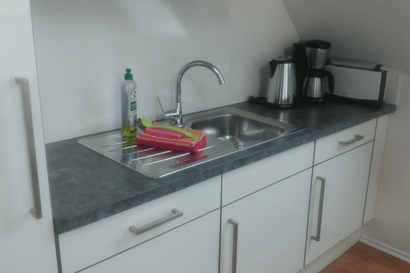 Küche in der Ferienwohnung 6 auf dem Schröderhof Unterlüß