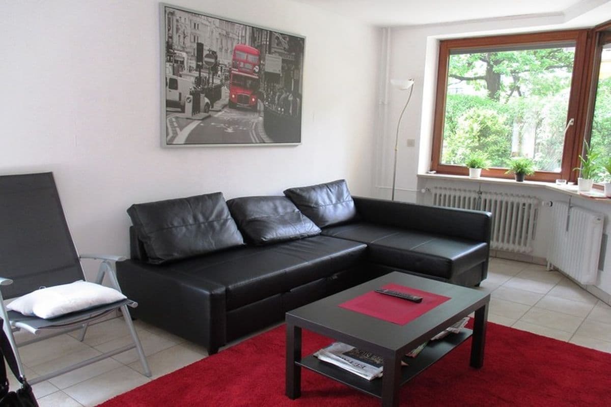 Wohnzimmer Ferienwohnung Becker