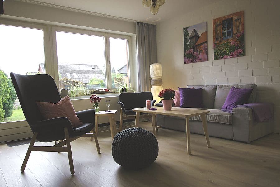 Wohnzimmer im Ferienhaus Waldburg Müden Örtze