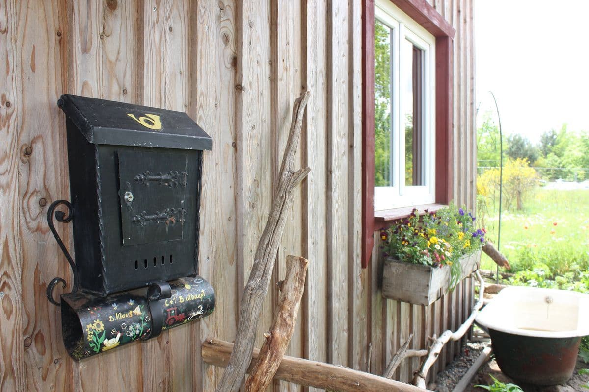 Eingang zum Ferienhaus Am Wegesrand Müden Örtze