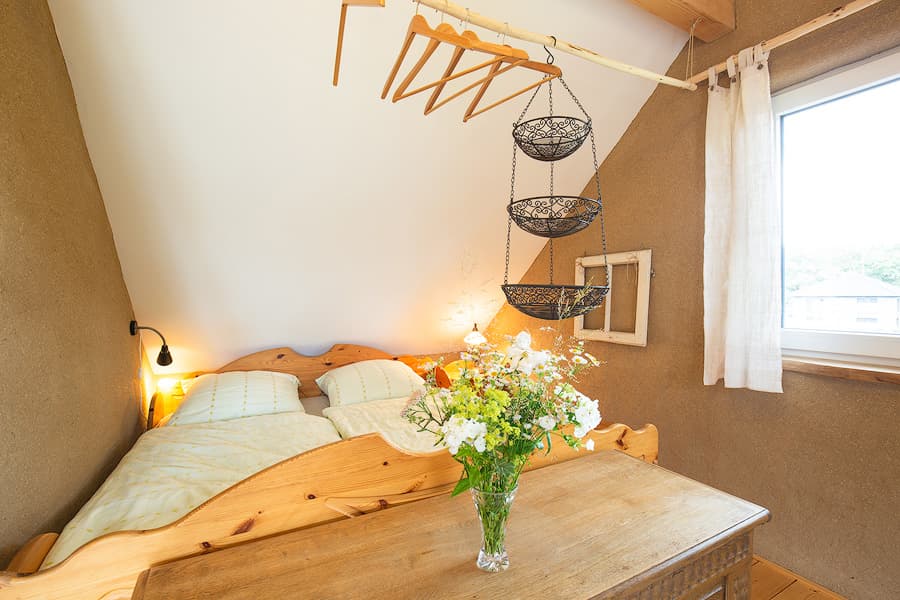 Schlafzimmer in dem Ferienhaus Am Wegesrand Müden Örtze