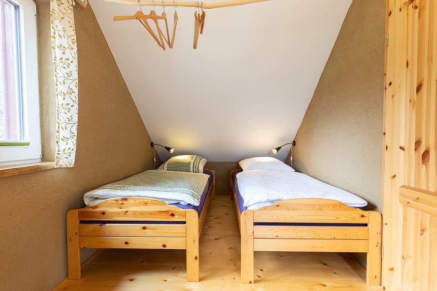 Schlafzimmer in dem Ferienhaus Am Wegesrand Müden Örtze