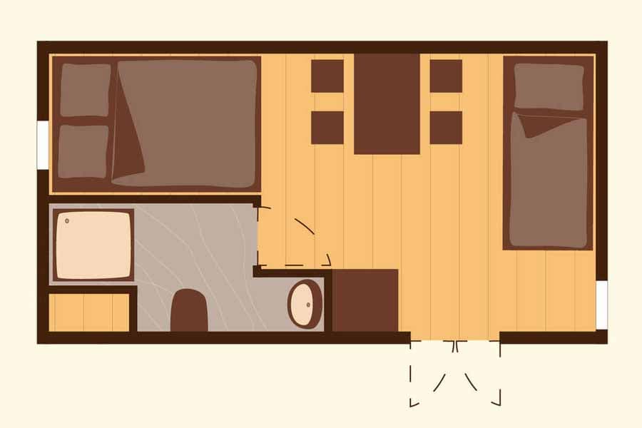 Übernachtung im Serengeti Park