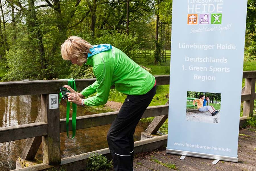 Heike Drechsler,Green Sport,Lüneburger Heide,Barmer GEK,Barmer,Wandern,