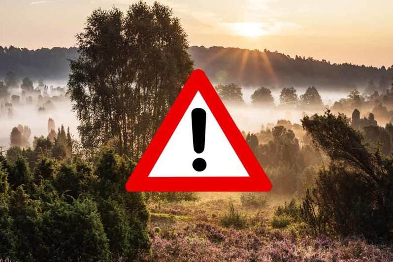 Achtung Corona Virus, verhalten in der Lüneburger Heide