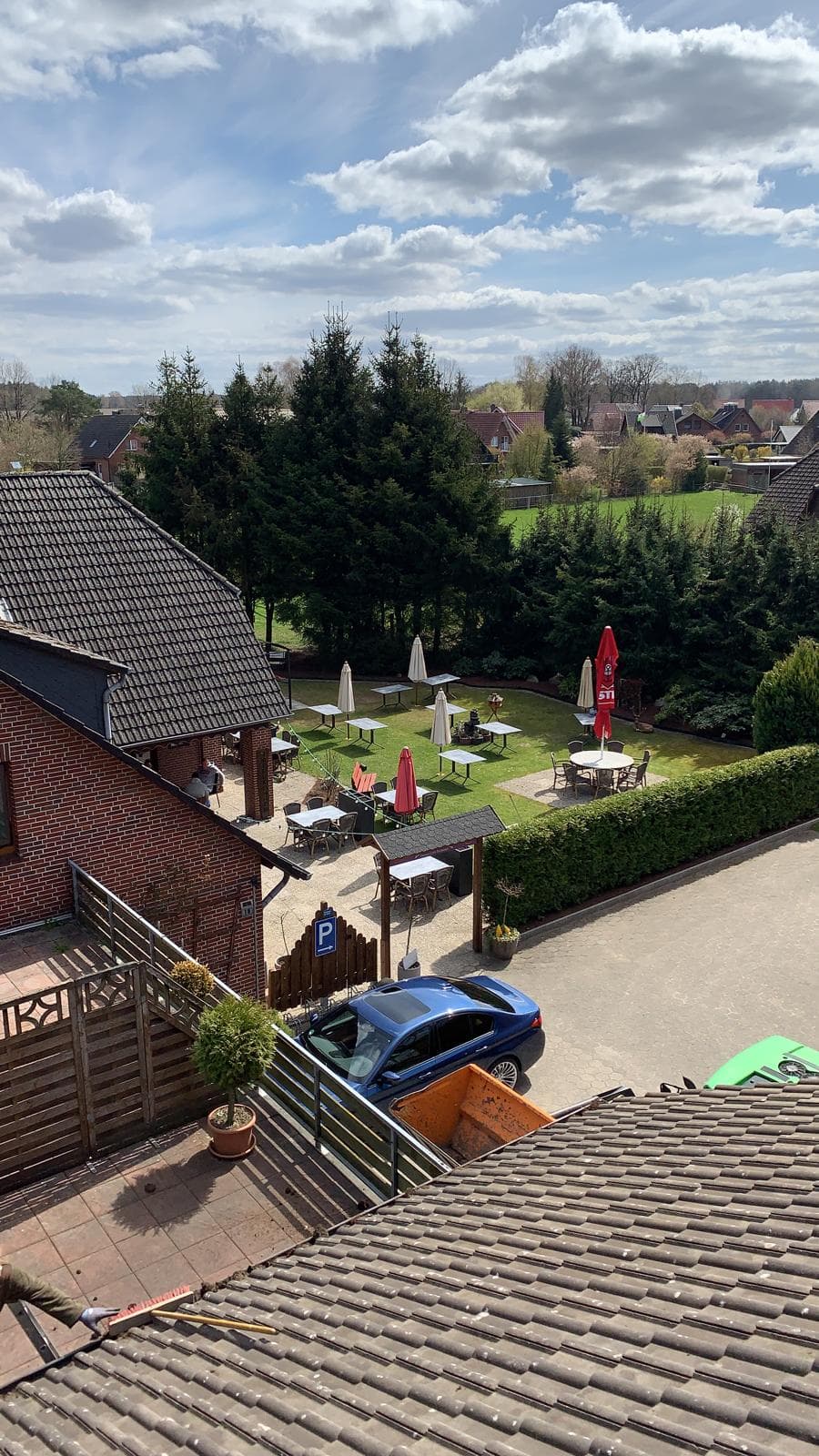 Außenbereich des Hillmers Hoff in Undeloh